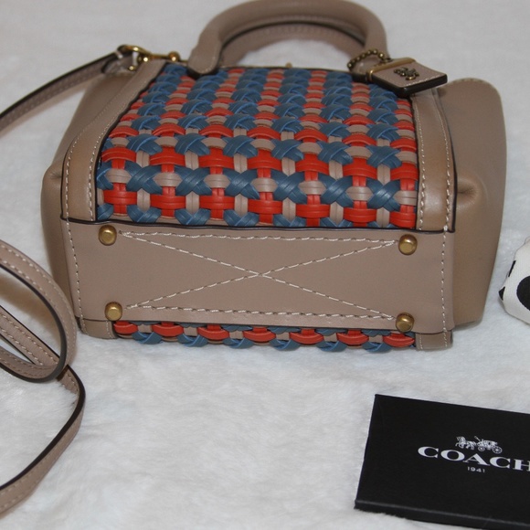 NWT COACH 1941 Troupe 16 Crossbody Bag Leather Purse Handbag - Picture 5 of 9